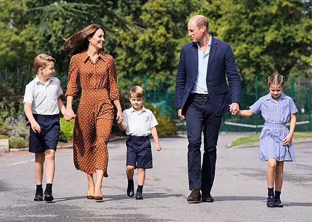 Royals first day at new school