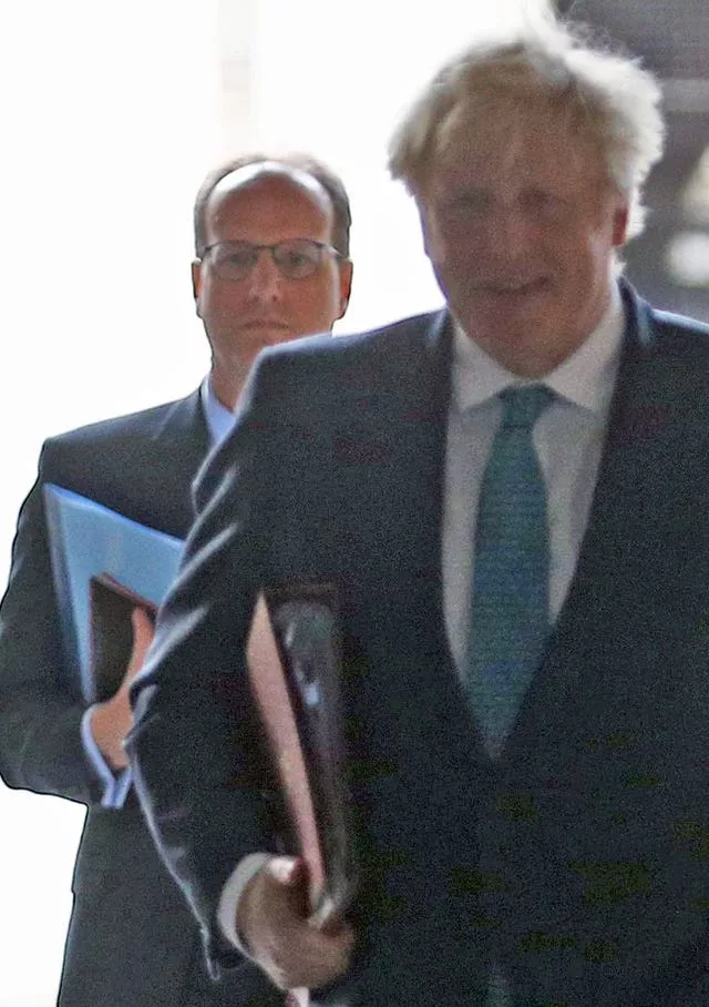 Martin Reynolds with Boris Johnson