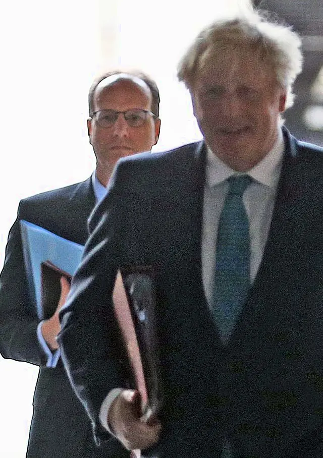 Martin Reynolds with Boris Johnson