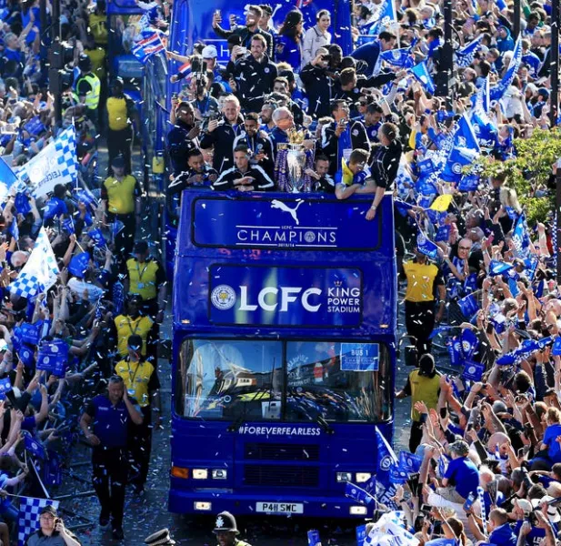 Demarai Gray played a part in Leicester's shock Premier League title success in 2016