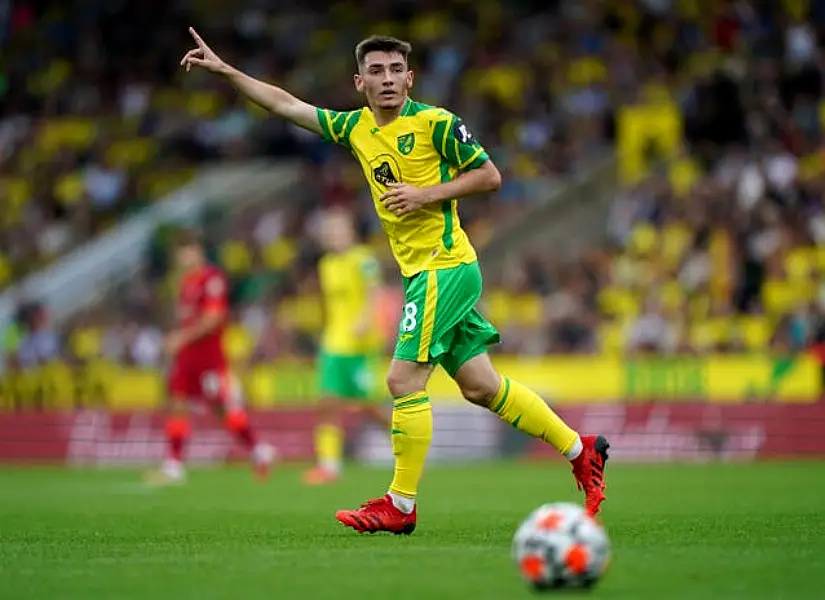 Norwich's on-loan Chelsea midfielder Billy Gilmour was the target of the chants.