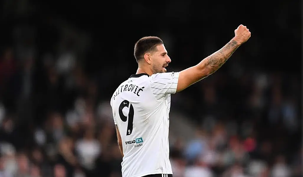 Aleksandar Mitrovic in action for Fulham