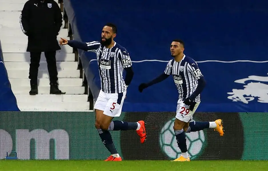 Kyle Bartley hauled West Brom level shortly after the interval 