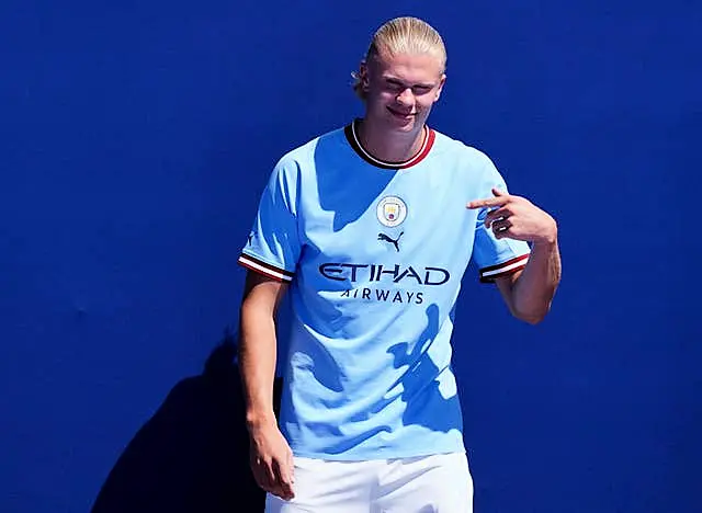 Erling Haaland was City's star summer signing