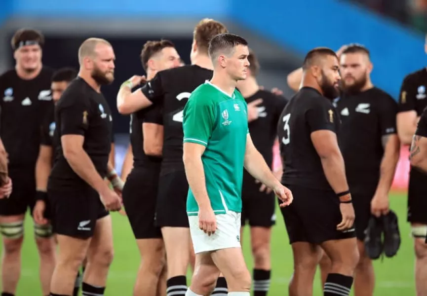 Johnny Sexton was part of the Ireland team beaten by New Zealand at the 2019 World Cup in Japan