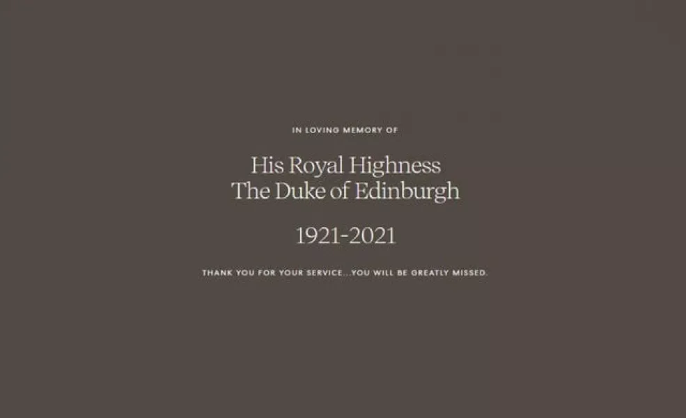 Duke of Edinburgh death