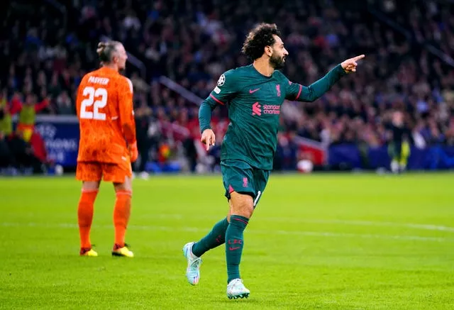Mohamed Salah puts Liverpool in front