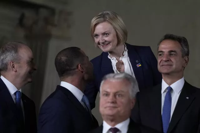 Liz Truss at Prague summit