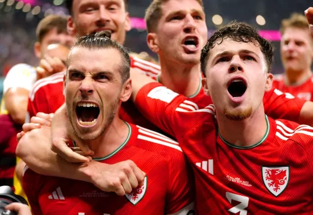 Wales’ only World Cup goal was a penalty from talisman Gareth Bale, left