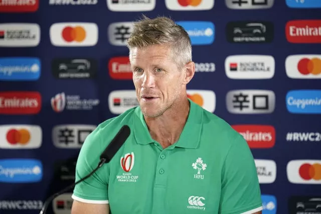 Ireland defence coach Simon Easterby provided positive updates on Thursday afternoon