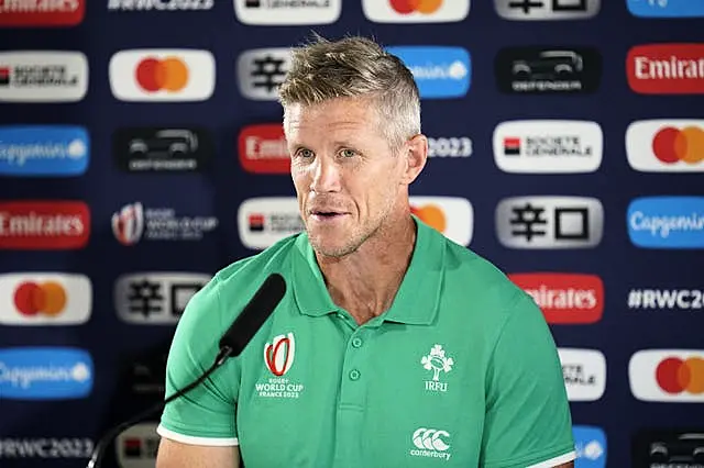 Ireland defence coach Simon Easterby provided positive updates on Thursday afternoon