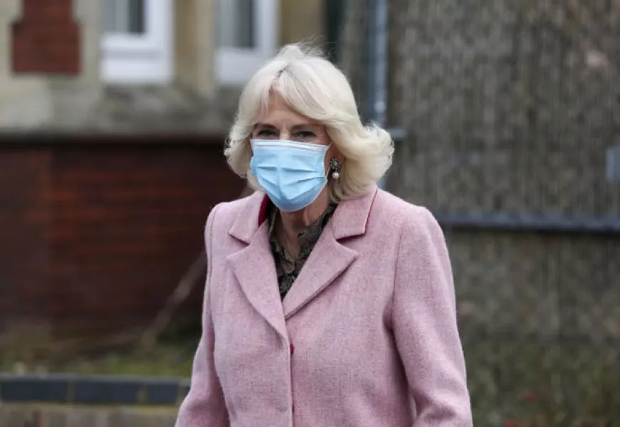 Duchess of Cornwall visit to vaccination centre