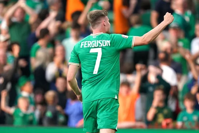 Republic of Ireland striker Evan Ferguson is back in the squad after injury