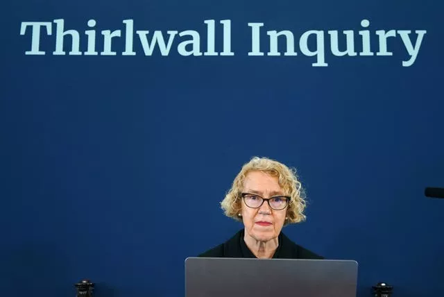 Lady Justice Thirlwall at the Thirlwall Inquiry