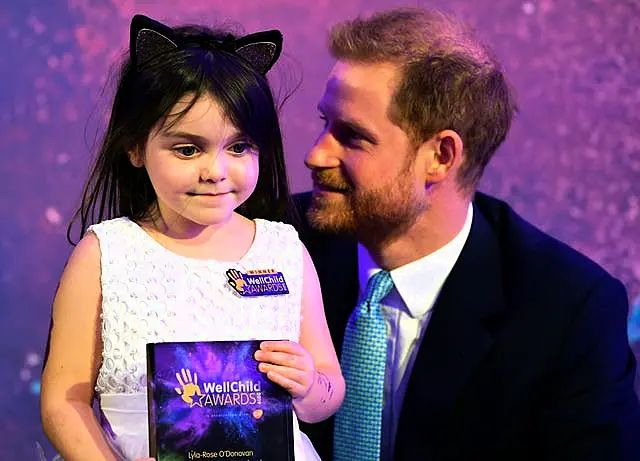 The Duke and Duchess of Sussex attend the WellChild Awards