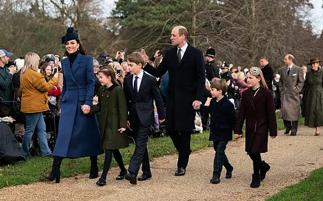 Royals attends Christmas Day Church service