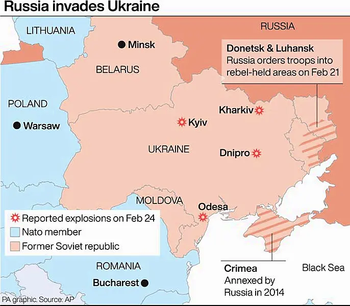 Russia invades Ukraine