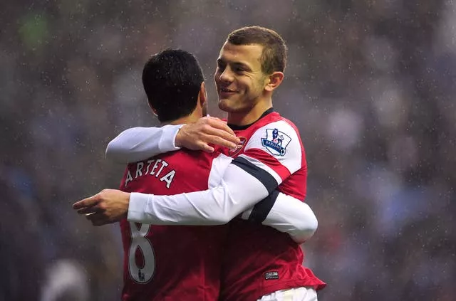 Wilshere played alongside current Arsenal manager Mikel Arteta.