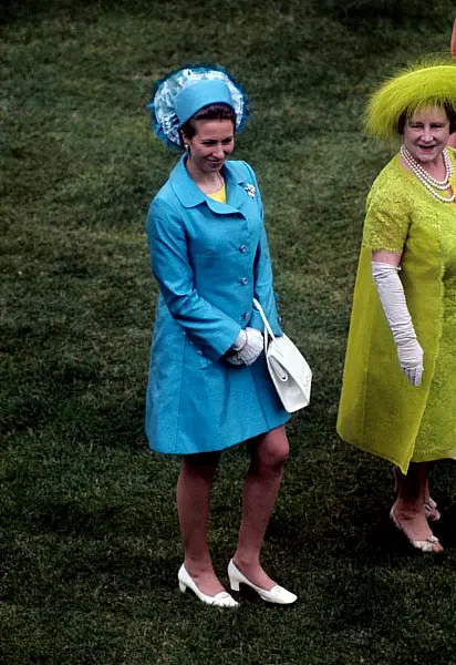 Princess Anne and the Queen Mother in 1969