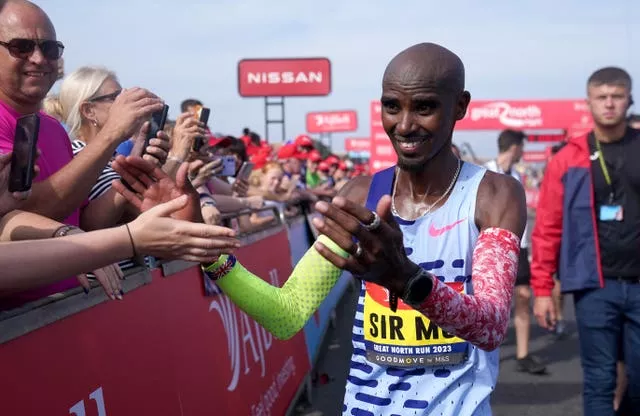 Sir Mo Farah brought an end to a glittering career