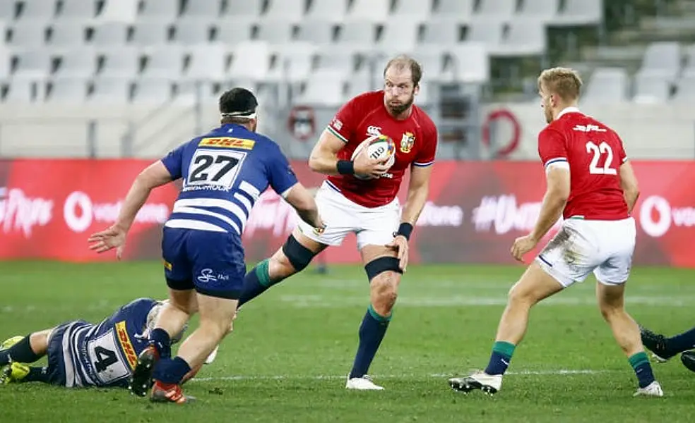 Alun Wyn Jones in action against the Stormers