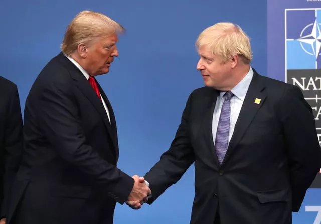 Johnson and Trump