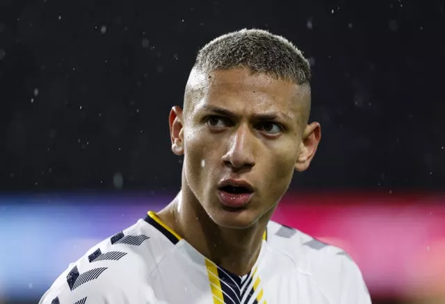 Everton’s Richarlison during the Premier League match at Turf Moor, Burnley