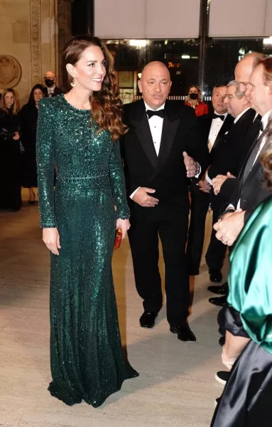The Duchess of Cambridge arrives for the Royal Variety Performance