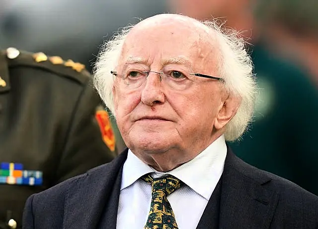 President of Ireland Michael D Higgins 