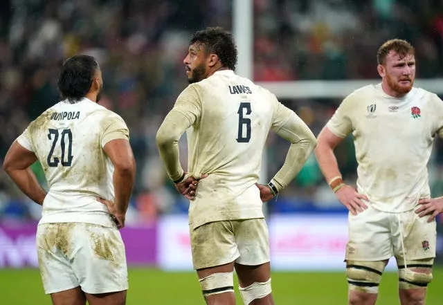 Courtney Lawes and England suffered a painful World Cup exit