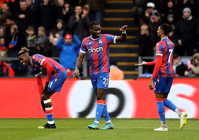 Odsonne Edouard scored Palace's only goal on Saturday