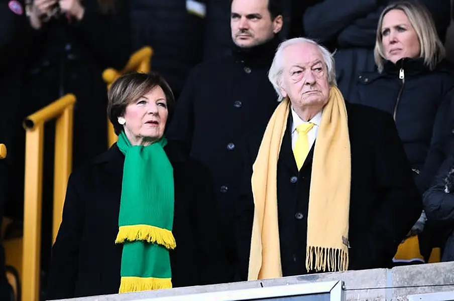 Delia Smith and Michael Wynn-Jones