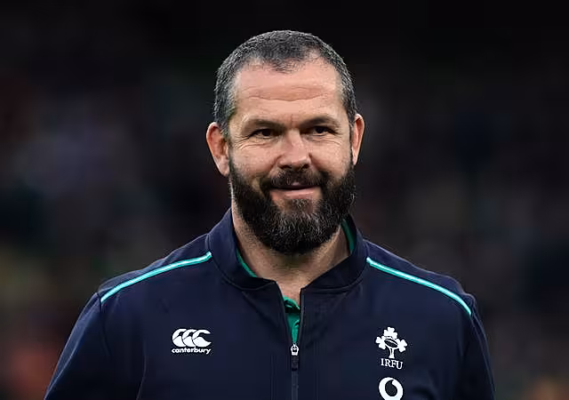 Head coach Andy Farrell has guided Ireland to the top of the world rankings