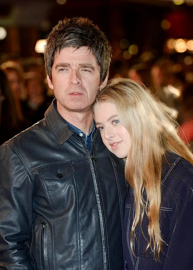 Noel Gallagher with daughter Anais