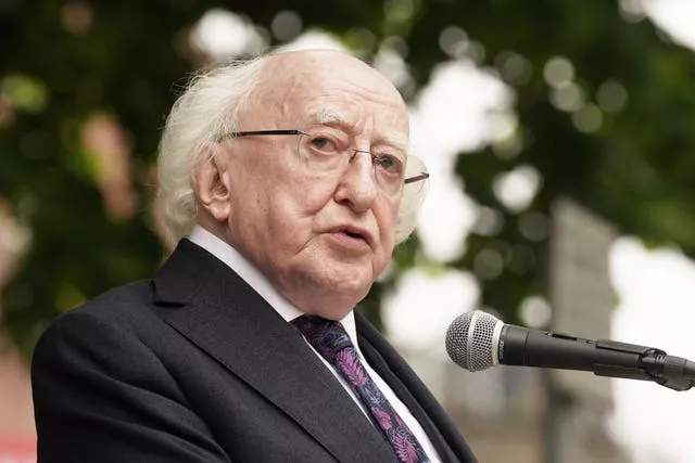 President of Ireland Michael D Higgins 