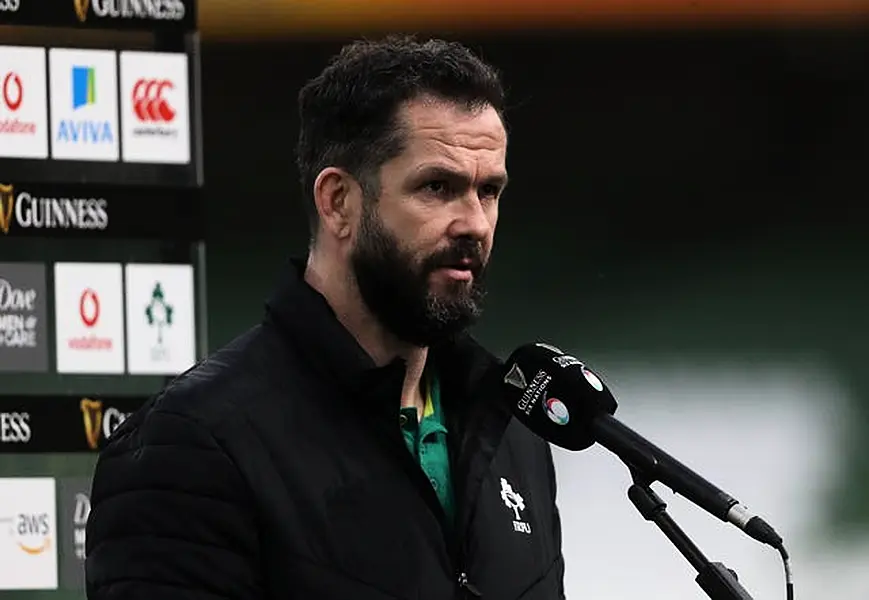 Ireland suffered a first home defeat under head coach Andy Farrell