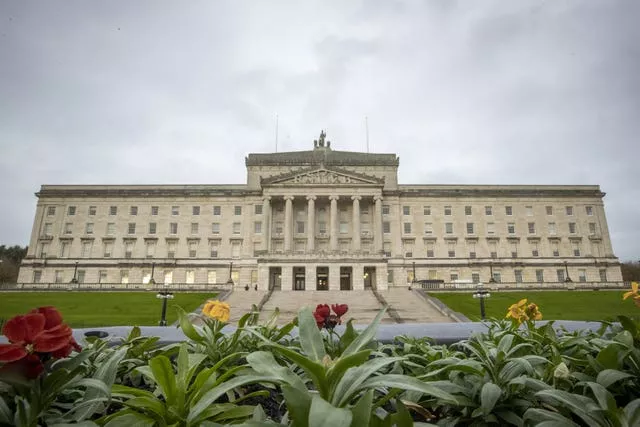 File photo dated 07/11/2022 of the Parliament Buildings at Stormont Estate, in Northern Ireland