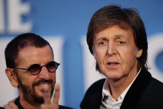Sir Paul McCartney and Sir Ringo Starr