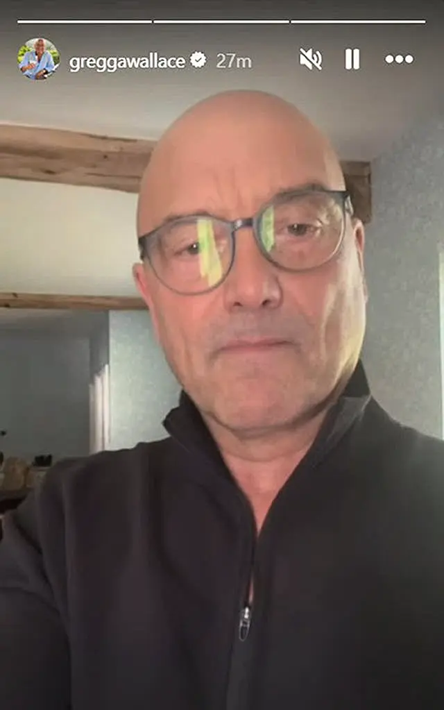 Gregg Wallace on his Instagram account 