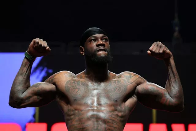 Deontay Wilder has only boxed once in the last two years (Bradley Collyer/PA)