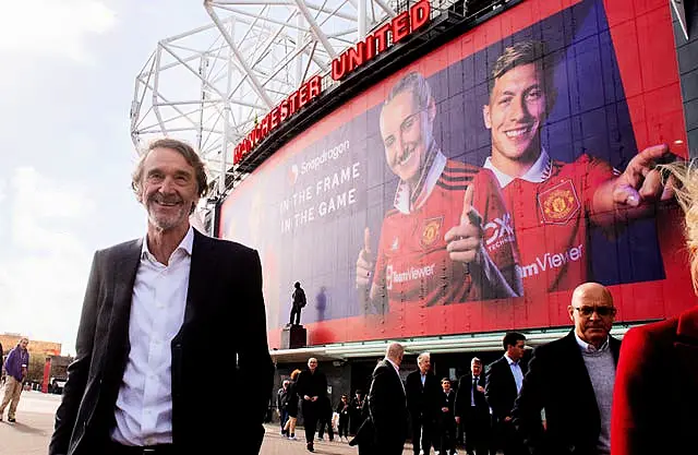 Sir Jim Ratcliffe visited Old Trafford last week 