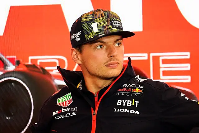 Max Verstappen during a preview day for the Dutch Grand Prix