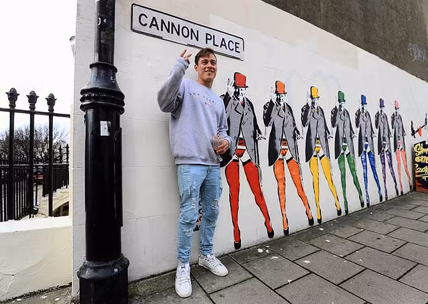 Churchill mural