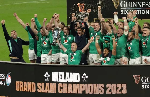 Ireland clinched the Grand Slam on St Patrick's weekend last year