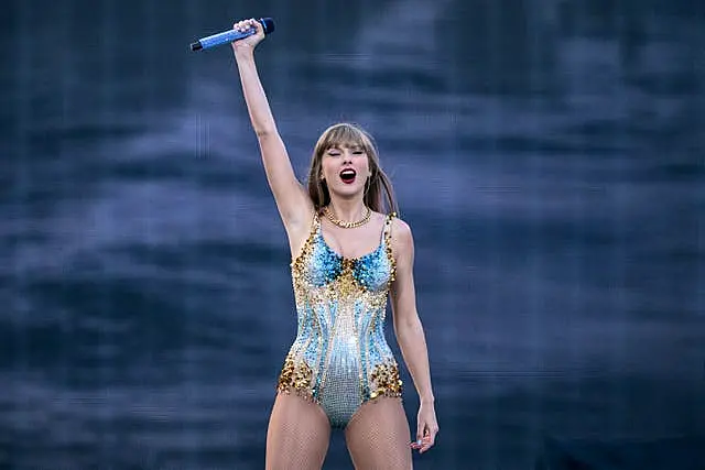 Taylor Swift at Murrayfield Stadium in Edinburgh 