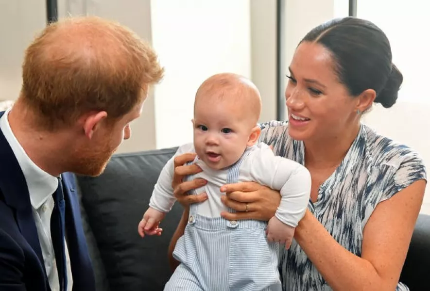 Harry and Meghan are expected to talk about the reasons why they moved to America with son Archie. Toby Melville/PA Wire