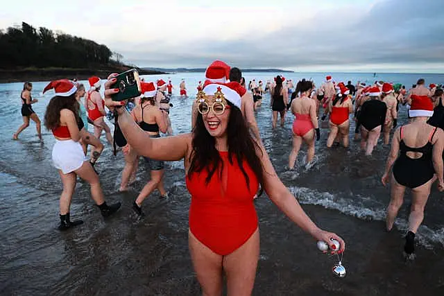 Christmas Eve swim – Helen’s Bay