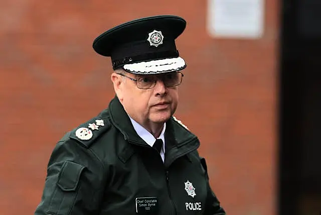 Former Police Service of Northern Ireland chief constable Simon Byrne 