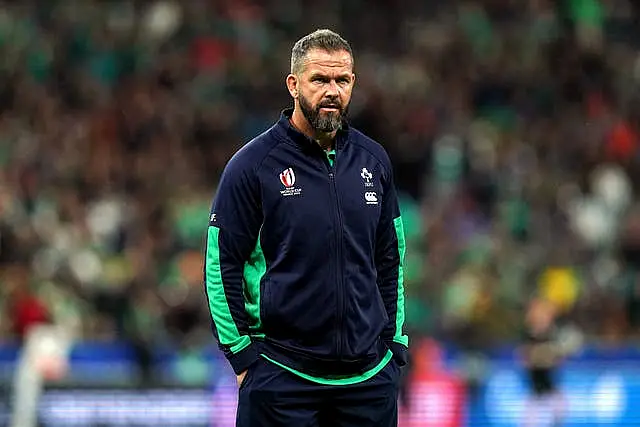 Ireland head coach Andy Farrell