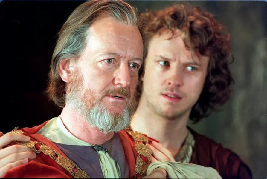 Pickup, left, as King Henry IV with Jonathon Firth as Hal